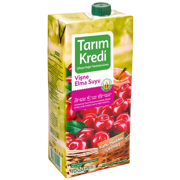 TK %100 VİŞNE ELMA SUYU 1 L