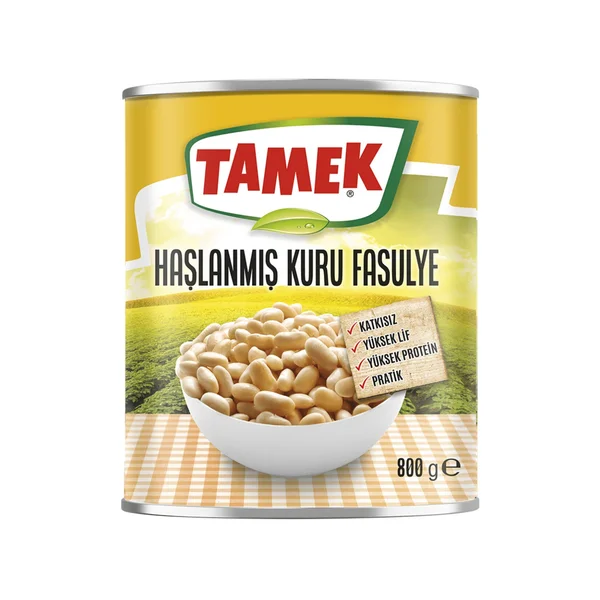TAMEK HAŞLANMIŞ FASULYE 800 G